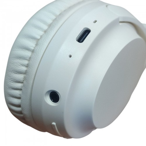 Беспроводные накладные наушники Borofone BO25 Bluetooth V5.3, разъемом AUX Type-C Бежевые