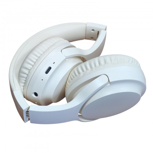 Беспроводные накладные наушники Borofone BO25 Bluetooth V5.3, разъемом AUX Type-C Бежевые