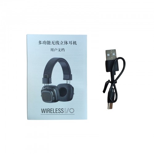 Беспроводные наушники Powerful Sound XY-30 Чёрные, с подсветкой