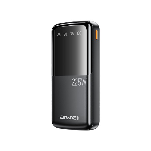 Внешний аккумулятор Power bank AWEI P13K 20000mAh PD22,5W+быстрая зарядка батарея зарядка Черный Внешний аккумулятор Power bank AWEI P13K 20000mAh PD22,5W+быстрая зарядка батарея зарядка Черный