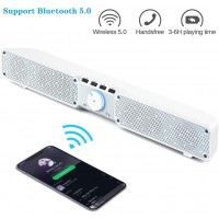 Портативная акустическая колонка Tamproad soundbar bluetooth speaker RS-Q10 Белая