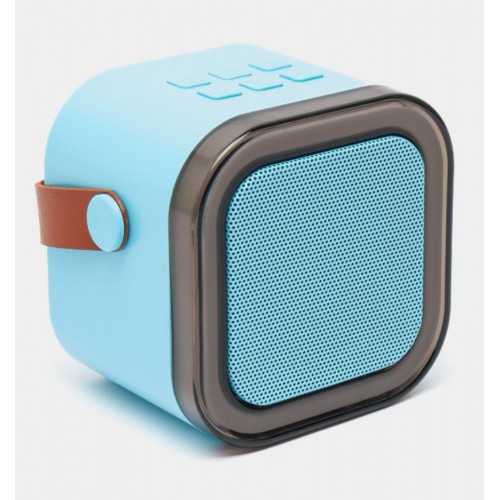 Портативная колонка с 2-мя караоке микрофонами и RGB подсветкой Winso K12 10W Bluetooth, USB, microSD, AUX, Type-C Голубой