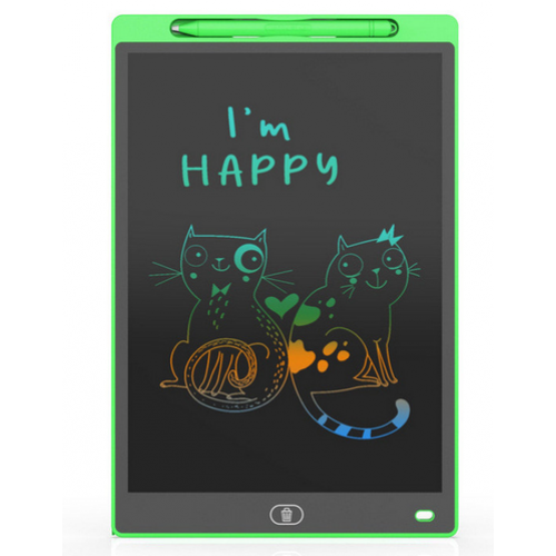 Графический планшет (доска для рисования) 16" для рисования и заметок LCD Writing Tablet Зелёный