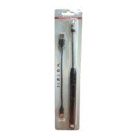 Электроимпульсная аккумуляторная зажигалка с гибким стержнем BBQ Lighter Черная