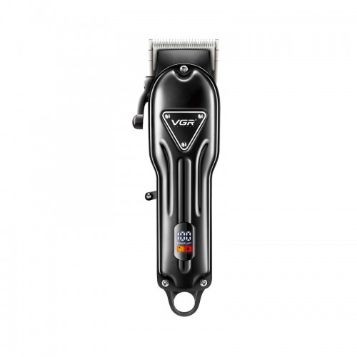 Аккумуляторная машинка для стрижки (clipper) VGR V-051, 4 насадки, 2500 mAh, LED-дисплей