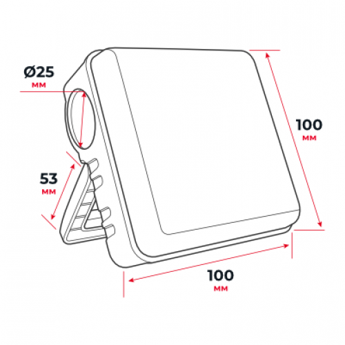 Фонарь для кемпинга, 1LED+28SMD, PowerBank INTERTOOL LB-0216