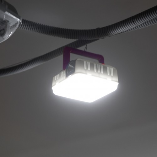 Фонарь для кемпинга, 1LED+28SMD, PowerBank INTERTOOL LB-0216