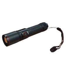 Аккумуляторный фонарь с белым, красным, зелёным, синим светом СОВА CB-S009-4 Черный