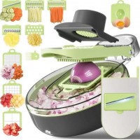 Овощерезка с сменными насадками Vegetable Cutter C351 / Многофункциональная терка для овощей с контейнером