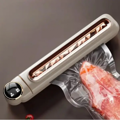 Вакуумный упаковщик с дисплеем Vacuum machine LS-802 Capper Вакууматор Белый
