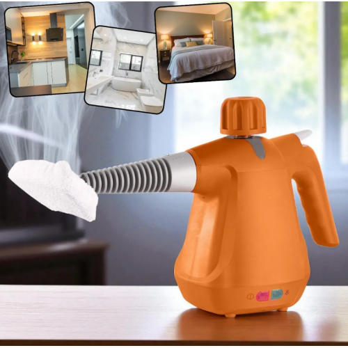 Ручной пароочиститель с комплектом насадок и баком 350 мл Domotec MS-1372 1000 Вт