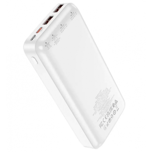 Внешний аккумулятор Power bank  HOCO J101A Astute 22.5W 20000mAh PD22,5W+QC3.0 батарея Белый