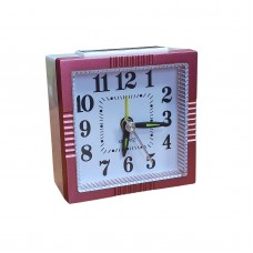 Настольные часы-будильник с подсветкой кварцевые XD-794 Красный