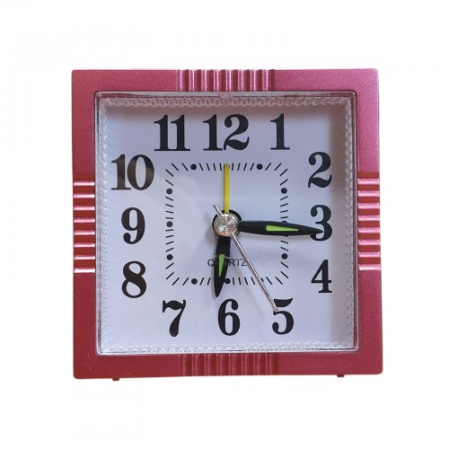 Настольные часы-будильник с подсветкой кварцевые XD-794 Красный