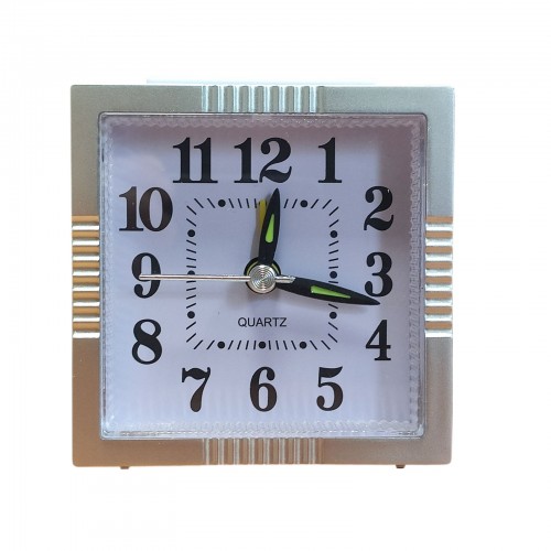 Настольные часы-будильник с подсветкой кварцевые XD-794 Серый