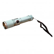 Аккумуляторный фонарь с белым, красным, зелёным, синим светом СОВА CB-S009-4 Серый