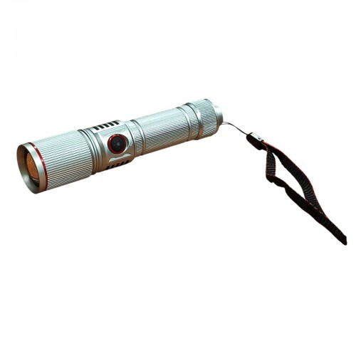 Аккумуляторный фонарь с белым, красным, зелёным, синим светом СОВА CB-S009-4 Серый Аккумуляторный фонарь с белым, красным, зелёным, синим светом СОВА CB-S009-4 Серый