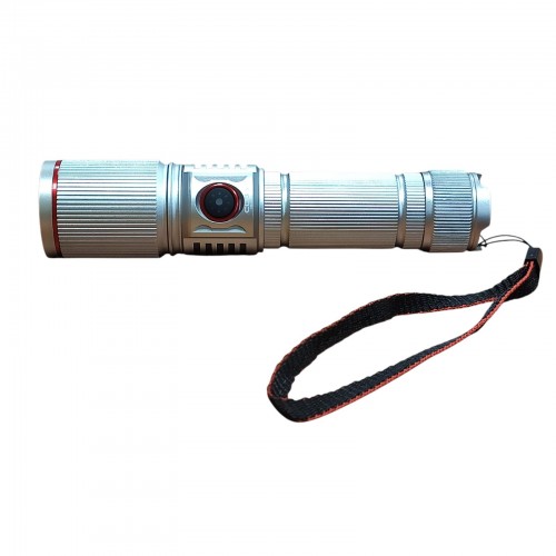 Аккумуляторный фонарь с белым, красным, зелёным, синим светом СОВА CB-S009-4 Серый Аккумуляторный фонарь с белым, красным, зелёным, синим светом СОВА CB-S009-4 Серый