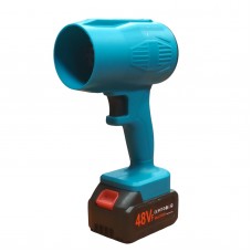 Мощный автомобильный турбо фен 48V в кейсе Бытовой скоростной вентилятор 2 Аккумулятора