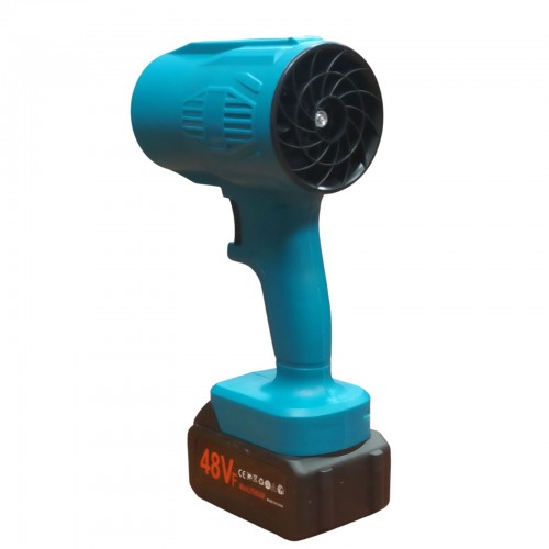 Мощный автомобильный турбо фен 48V в кейсе Бытовой скоростной вентилятор 2 Аккумулятора