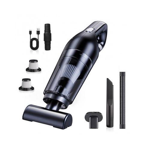 Автомобильный пылесос 120Вт, 2000 мАч от USB / Беспроводной пылесос для машины LT-113CT