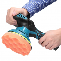 Полировальная аккумуляторная машинка Waxing Polisher YK49 с насадками 2 аккумулятора