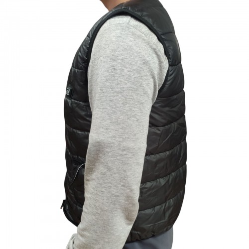 Жилет с подогревом от USB 3 режима Черный (53294)