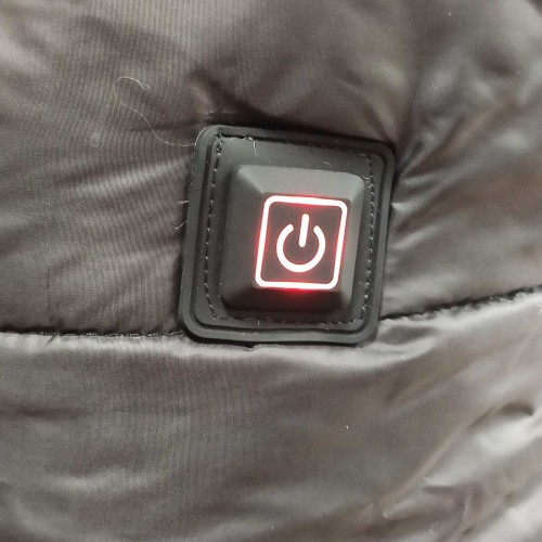 Жилет с подогревом от USB 3 режима Черный (53294)