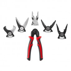 Плоскогубцы многофункциональные 5 в 1, сменные насадки, кейс, STORM INTERTOOL NT-0115