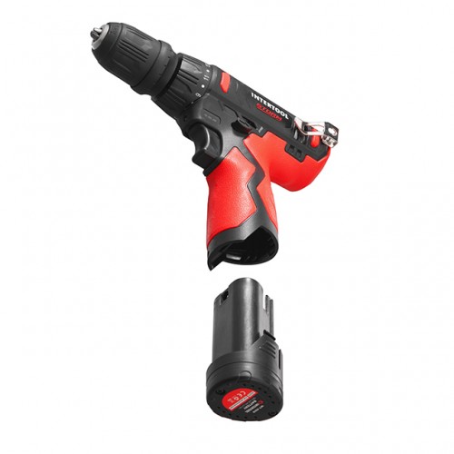 Дрель-шуруповерт аккумуляторный, 12 В, патрон 0,8-10 мм, съемный патрон STORM INTERTOOL WT-0318