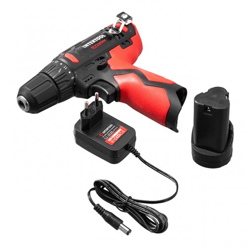 Дрель-шуруповерт аккумуляторный, 12 В, патрон 0,8-10 мм, STORM INTERTOOL WT-0310