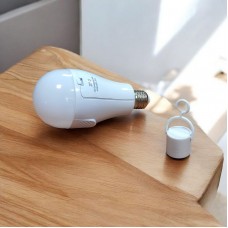 Светодиодная лампочка с аккумулятором автономная аварийная лампа 20W E27 1 режим свечения 8442 с патроном