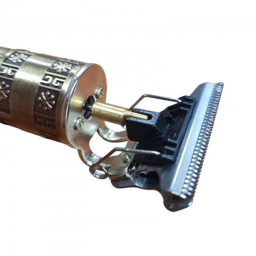 Машинка триммер для стрижки волос и бороды Vintage T9 4 насадки (1.5, 2, 3, 4 мм)