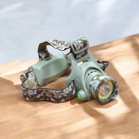 Фонарь налобный Arexes AR-108-T6+COP, светодиодный фонарь на лоб Камуфляж