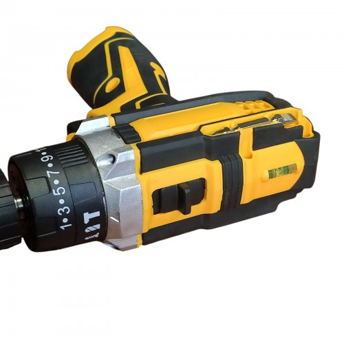 Аккумуляторный шуруповерт набор слесарного инструмента в кейсе DW12V 2 АКБ Желтый