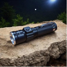 Тактический фонарь PLD-1812-T6 с красным светом 3 режима 1х18650, З/У USB -Type C