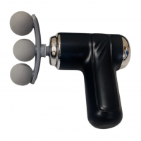 Массажер Fascial Gun, Портативный массажный пистолет LM-130 с турборежимом Черный