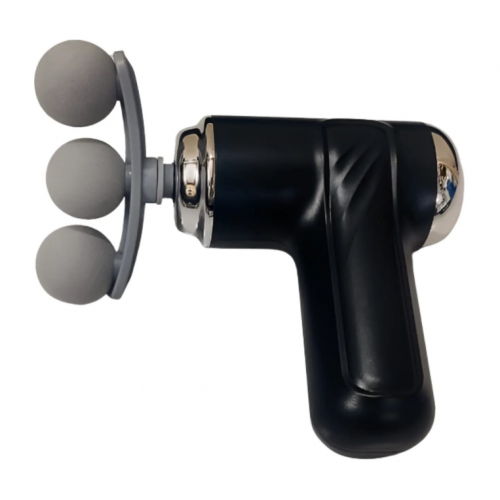 Массажер Fascial Gun, Портативный массажный пистолет LM-130 с турборежимом Черный