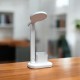 Настольная аккумуляторная LED-лампа BL-A7 с подставкой для гаджетов зарядка от USB Белая