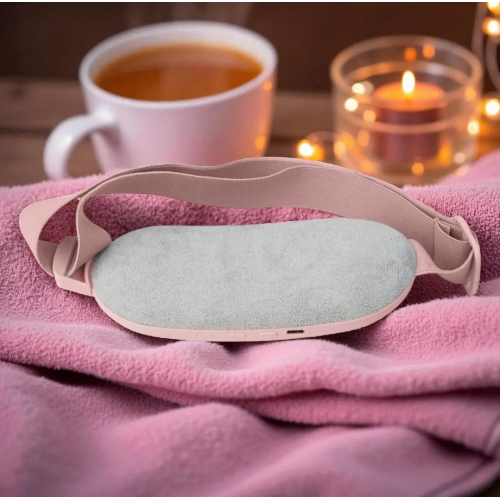 Беспроводной массажер-грелка от менструальных болей и спазмов Розовый