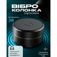 Виброколонка беспроводная Hummingbird Mini, Bluetooth 5.3, TWS, 3W, Черная