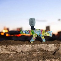 Автомат АК47 игрушечный с глушителем подсветкой на аккумуляторе и орбизах (WH80-2)