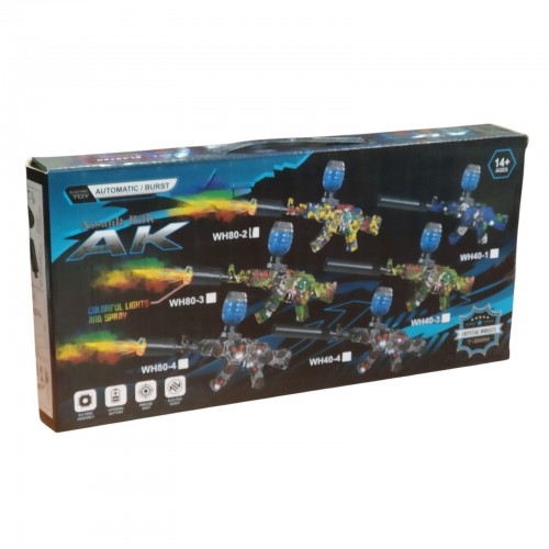 Автомат АК47 игрушечный с глушителем подсветкой на аккумуляторе и орбизах (WH80-4)