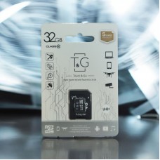 Карта памяти T&G microSDHC 32Gb UHS-1 (Class 10) + Adapter SD (SD10U1-01)