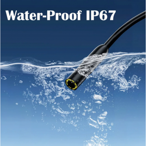 Камера-эндоскоп P380 5м с подсветкой и экраном 4.3" эндоскоп с камерой и цветным дисплеем