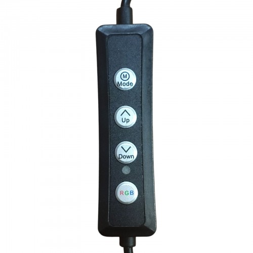 Кольцевая Led лампа 26 см LJJ-26 с держателем для телефона 3 режима + RGB