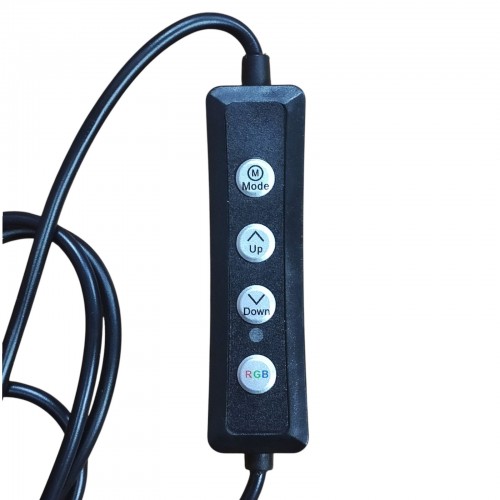 Кольцевая Led лампа 30 см LJJ-30 с держателем для телефона 3 режима + RGB