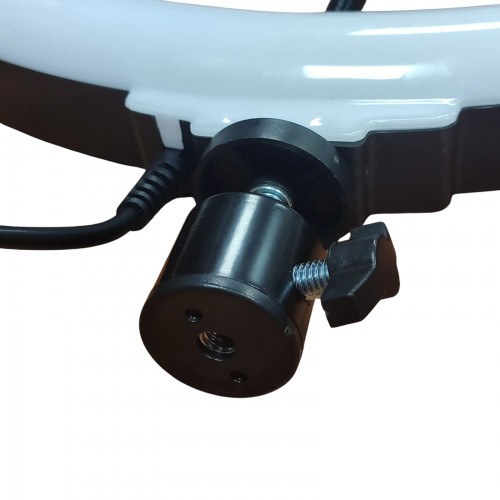 Кольцевая Led лампа 33 см LJJ-33 с держателем для телефона 3 режима + RGB