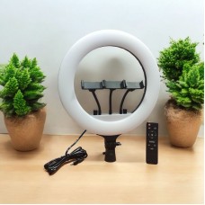 Кольцевая Led лампа 36 см RL-14 с держателем для телефона 3 режима + пульт управления