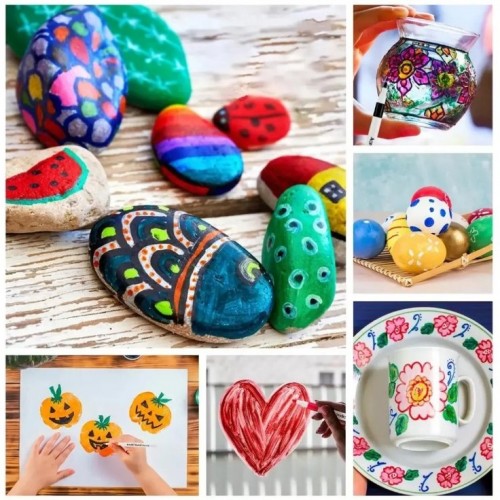 Набор акриловых маркеров 60 штук на водной основе в кейсе Pen Peak